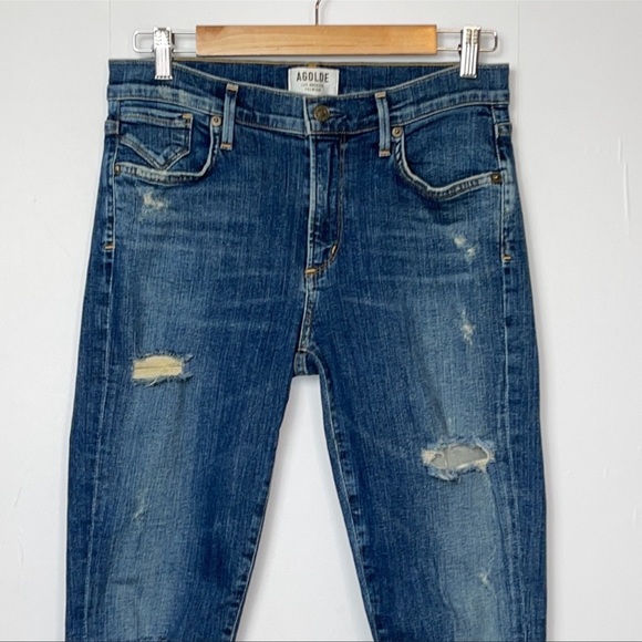 AGOLDE Sophie Distressed Skinny Jean | Size 29 - Picture 8 of 14